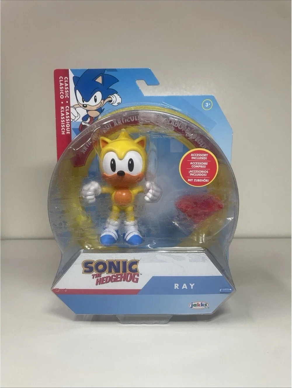 Sonic The Hedgehog RAY Classic with Red Chaos Emerald 4